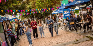 Foto de una feria de 'Hecho en Bogotá'.