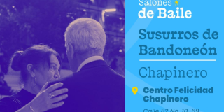 Imagen del cartel promocional de la clase de baile con bandoneón en CEFE Chapinero.