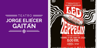 Imagen promocional del concierto en el Teatro Gaitán, el 17 de julio de 2026.