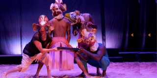 Imagen de la puesta en escena que se presentará en la Bahía del Teatro Gaitán.