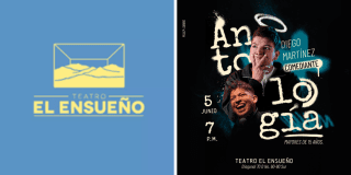 Imagen promocional del stand up comedy que se presentará en el Teatro EL Ensuelo el 3 de junio.