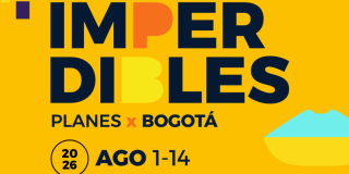 Imagen en letras Imperdibles Bogotá
