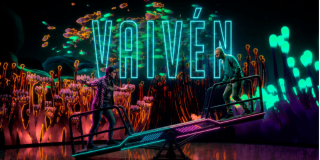 Imagen de la puesta en escena de Vaivén.