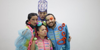 Imagen de los protagonistas de la obra del Programa Nidos.