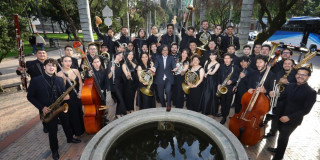 Imagen de Banda Filarmónica Juvenil al aire libre