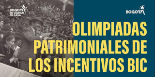 Imagen en letras Olimpiadas patrimoniales de los incentivos de los incentivos BIC