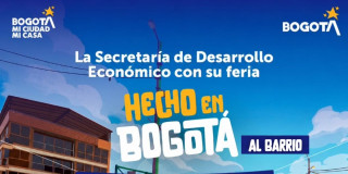 Foto de invitación a la feria de 'Hecho en Bogotá' en parque El Country Sur.