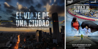 imagen promocional del documental del Metro de Bogotá.