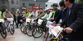 Participe en el BiciRecorrido por la paz de la localidad de Usaquén y Suba 