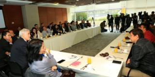 Reunión Alcalde Peñalosa con periodistas - Foto: Diego Bautista