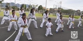 Práctica deportiva-Foto: Secretaría de Educación del Distrito (SED)