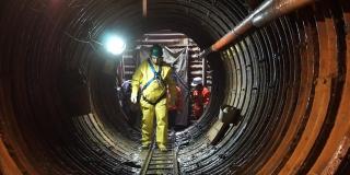 Túnel en predios de Teusaquillo - Foto: Empresa de Acueducto y Alcantarillado de Bogotá