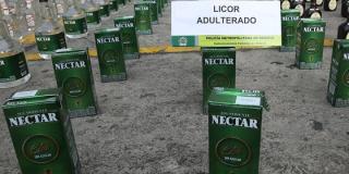 Licor adulterado - Portal Bogotá - Foto:gobiernobogota.gov.co