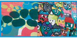 Grafiti - Foto: Alcaldía Local de Puente Aranda