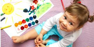 Niña pintando - Foto:spaziofitness.net