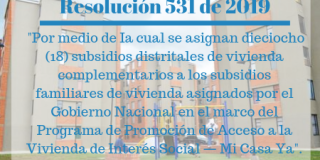 Resolución 531 de 2019 Resolución 531 de 2019