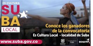 Estos son los ganadores de la beca Es Cultura Local - Localidad Suba