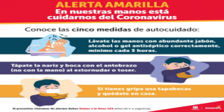 Alerta Amarilla en Bogotá por coronavirus COVID-19