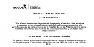 DECRETO LOCAL No. 10 DE 2020