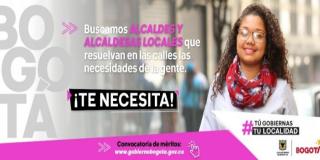 La Alcaldía Mayor de Bogotá invita a todos los ciudadanos con vocación de servicio con sus comunidades a participar en el concurso de méritos de...