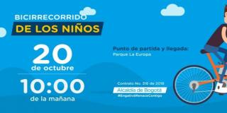 Bicirrecorrido por los niños