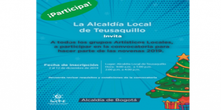 Convocatoria para la presentación de propuestas para la celebración de navidad 2019