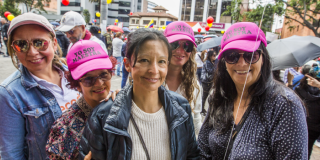Los docentes cumplieron su acuerdo y marcharon pacíficamente por la ruta acordada en Bogotá 