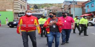  Así inició la cuarentena estricta en Tunjuelito