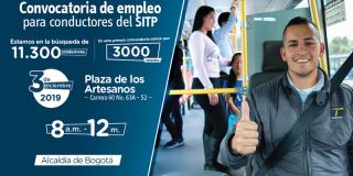 Convocatoria de Empleo: TransMilenio busca 3.000 nuevos operadores antes de finalizar 2019 Convocatoria de Empleo: TransMilenio busca 3.000 nuevos operadores antes de finalizar 2019