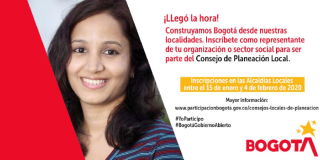 Haz parte del Consejo de Planeación Local de Ciudad Bolívar