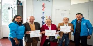 Alcaldía Local de Santa Fe apoya la iniciativa de los grados de Punto Vive Digital a la Comunidad.