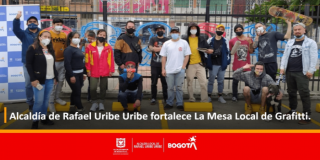 Alcaldía de Rafael Uribe Uribe fortalece La Mesa Local de Grafitti.