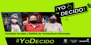 Por primera vez en Bogotá se conformarán los Consejos Locales de Vendedores Informales 