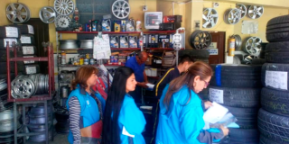 Seguimiento y control a establecimientos que comercian llantas