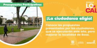 74 proyectos ciudadanos serán financiados este año por la localidad de Bosa