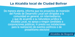 Nuestra labor es enteramente institucional y de servicio público