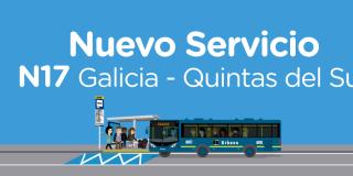 Entra en operación el servicio N17 Galicia Quintas Del Sur