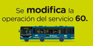 Ruta 60 Bachué Zarazota presenta novedad en su recorrido