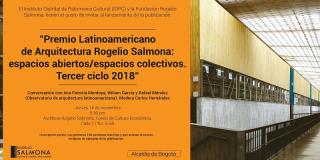IDPC lanza libro sobre el premio Rogelio Salmona