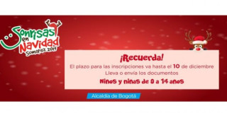 Se agota el plazo para inscripciones de Sonrisas en Navidad