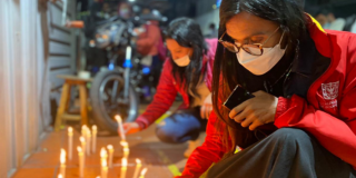 Alcaldesa local (e), Tatiana Piñeros Laverde, asistió a homenaje de Amanda Reyes Ávila, víctima de feminicidio en Ciudad Bolívar