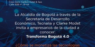 “Transforma Bogotá 4.0” el programa de la Alcaldía que permitió a 19 empresas capitalinas implementar tecnologías 4.0 