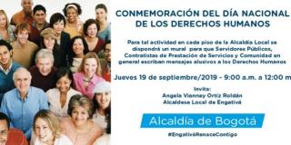 Conmemoración día nacional de los derechos humanos