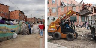 Operativo de restitución de espacio público en Santa Rita