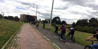 Agentes de viajes pedalearon en medio de la naturaleza bogotana 
