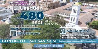 Convocatoria abierta para IED de la Localidad de Usaquén.