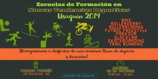 Invitación- Clausura de las Escuelas de Formación en Nuevas Tendencias Deportivas 2019