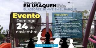 ¿Quieres participar en el torneo de ajedrez al parque?
