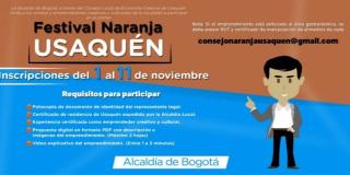 Participa en el Primer Festival Naranja de Usaquén