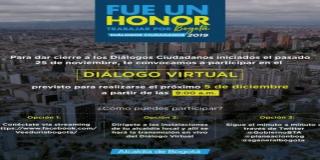 Participa en el Diálogo Ciudadano virtual